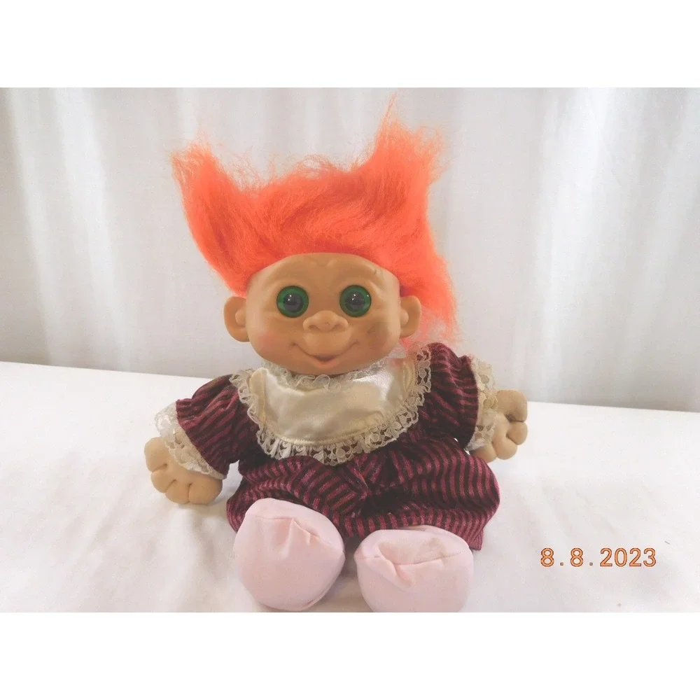 VTG 1992 MT Multi Toys Corp Troll Doll Orange Hair Outfit‎ 11.5